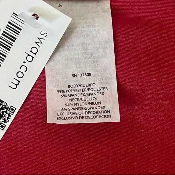 NFL All Sport Couture Red Atlanta Falcons Sports First Down Halter Top SZ XS NWT - Picture 11 of 11